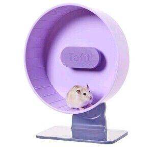 10.2" Silent Hamster Wheel Dual Bearing Silent Running Exercise Purple